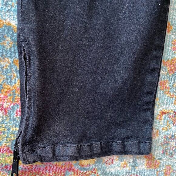Universal Standard $128 Zip Ankle Black Denim Pant Jeans sz 18 - Picture 8 of 10